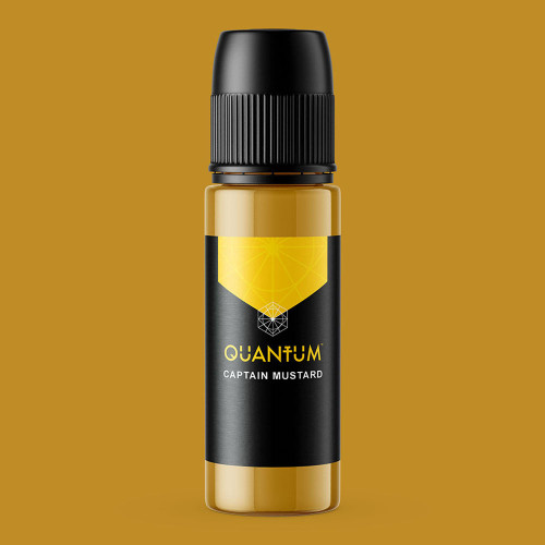 Quantum Gold Label REACH Compliant Tattoo Ink -  Captain Mustard 30ml.