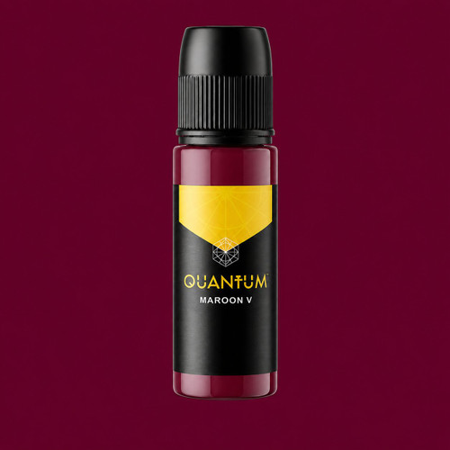 Quantum Gold Label REACH Compliant Tattoo Ink -  Maroon V 30ml.