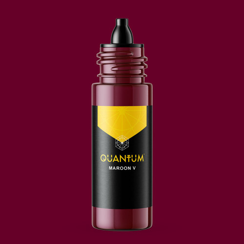 Quantum Gold Label REACH Compliant Tattoo Ink -  Maroon V 30ml.