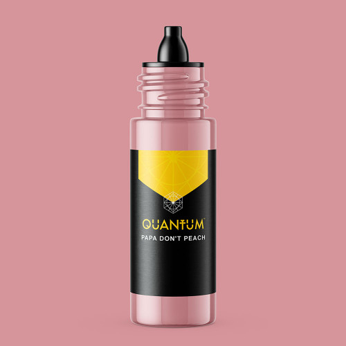 Quantum Gold Label REACH Compliant Tattoo Ink - Papa Don't Peach 30ml.