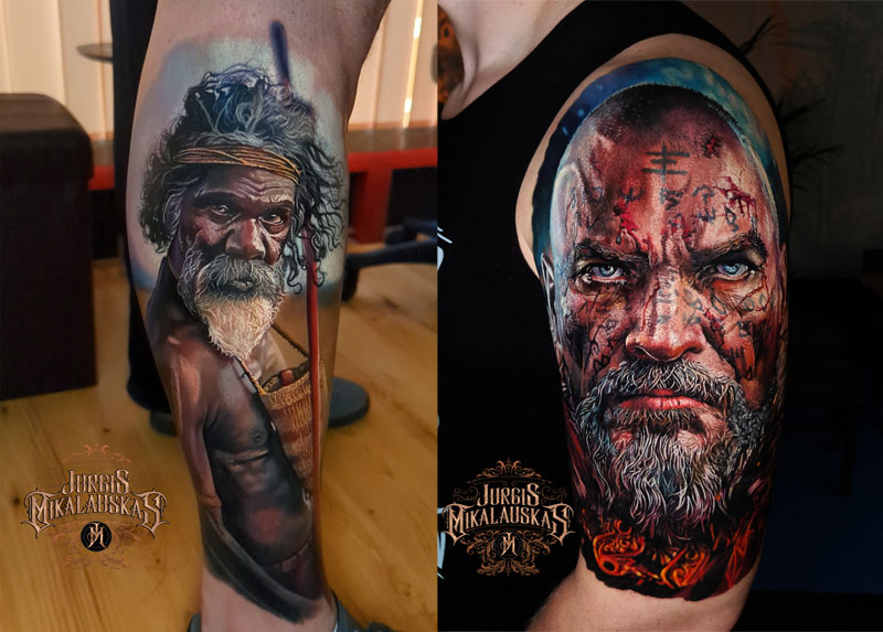  artist Jurgis Mikalauskas tattoo ink