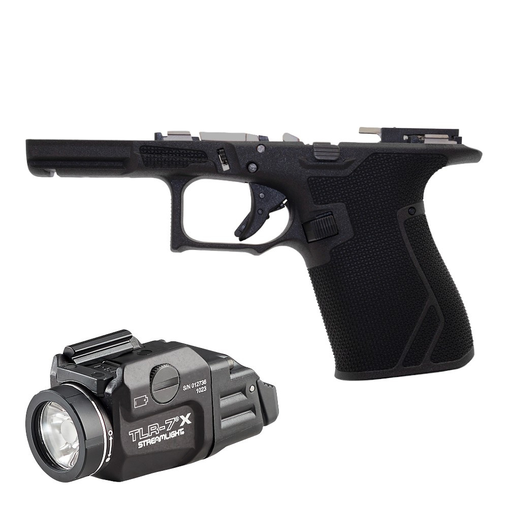 Grit Grips Pistol Frame for G19 Gen3 - Assembled - TLR-7X Bundle