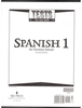 Tests for use with Spanish 1 2nd Edition from BJU Press