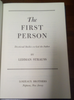 The First Person by Lehman Strauss