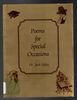 Poems for Special Occasions by Dr. Jack Hyles