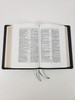 Wide Margin Turquoise Reference Bible (Black Lambskin Leather) KJV