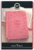 Large Print Thinline Bible, Indexed, KJV (Imitation, Pink)