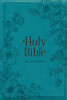 Large Print Thinline Bible, w/ zipper, KJV (Imitation, two-tone Teal)