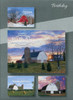 Birthday: Country Barns (Boxed Cards) 12-Pack