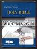 King James Version Compact Wide Margin Holy Bible National Publishing