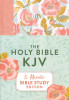 Holy Bible: 5-Minute Bible Study Edition, KJV (Hardcover, Summertime Floral)