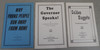 A Nice Lot of 3 Vintage Booklets from Broadcasting for Jesus Golden Nuggets