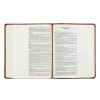 Notetaking Bible, Large Print, Vienna Theme, KJV (Imitation, Brown)