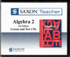 Saxon Algebra 2 Homeschool Teacher CD-ROM Package Third Edition