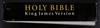 Holy Bible King James Version Red Letter Compact Edition United Bible Societies