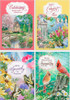 Sympathy: With Sympathy And Prayers - Floral (Boxed Cards) 12-Pack (KJV)