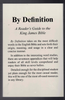 By Definition A Reader's Guide to the King James Bible by James W. Knox