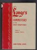 Lange's Commentary on the Holy Scriptures (12 Volume Set) by John Peter Lange