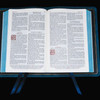 Canterbury Reference Bible, KJV (Marbled Sapphire Calfskin Leather, full yapp)