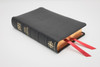 Personal Size Canterbury Reference Bible, KJV (Black Goatskin Leather)