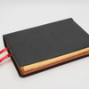 Personal Size Canterbury Reference Bible, KJV (Black Goatskin Leather)