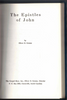 Hardcover The Epistles of John 1970's printing by Oliver B. Greene