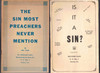 Vintage Lot of 5 Gospel Booklets on Sin from Bro. Maze Jackson