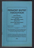 Piedmont Baptist Association of North Carolina Lot of 4 Booklets for Annual Sessions 1950's