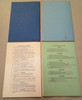 Piedmont Baptist Association of North Carolina Lot of 4 Booklets for Annual Sessions 1950's