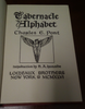 Tabernacle Alphabet by Charles E. Pont