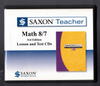 Saxon Teacher Math 8/7 3rd Edition Lesson and Test CDs from Saxon Homeschool