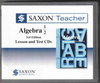 Saxon Teacher Algebra 1/2 Lesson and Test CDs (3rd Edition) from Saxon Homeschool 
