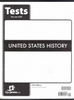 Tests for use with United States History  (5th Edition) BJU Press