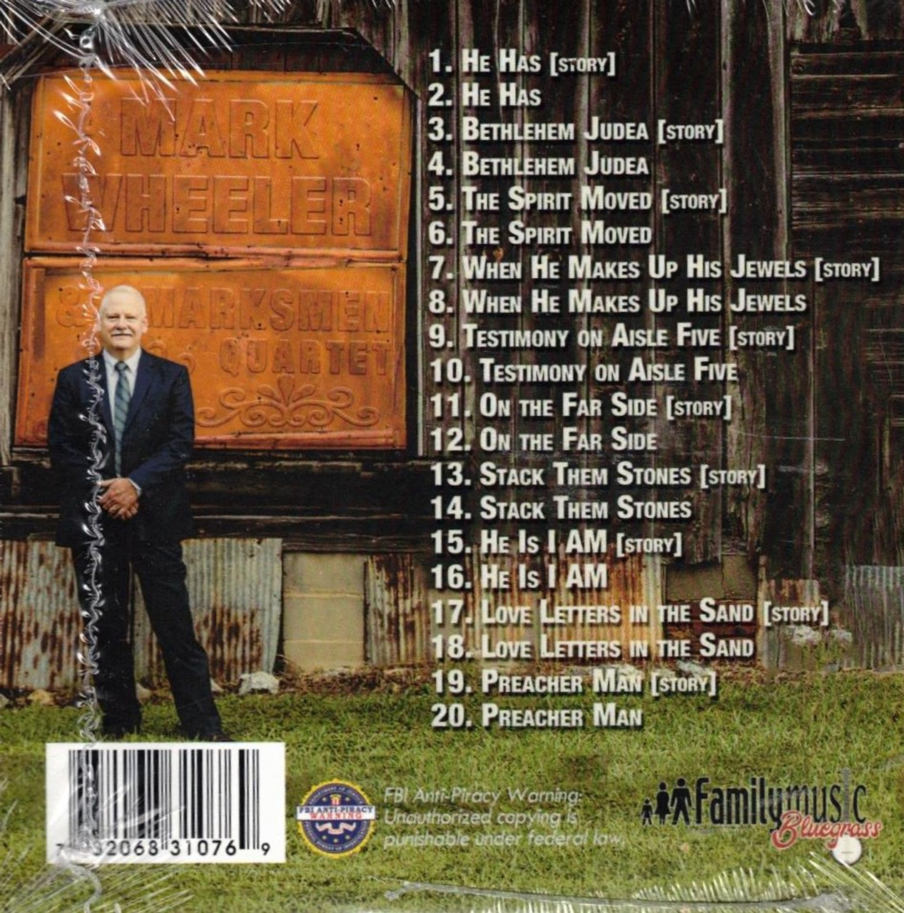 Mark Wheeler - The Singer, His Stories, His Songs CD