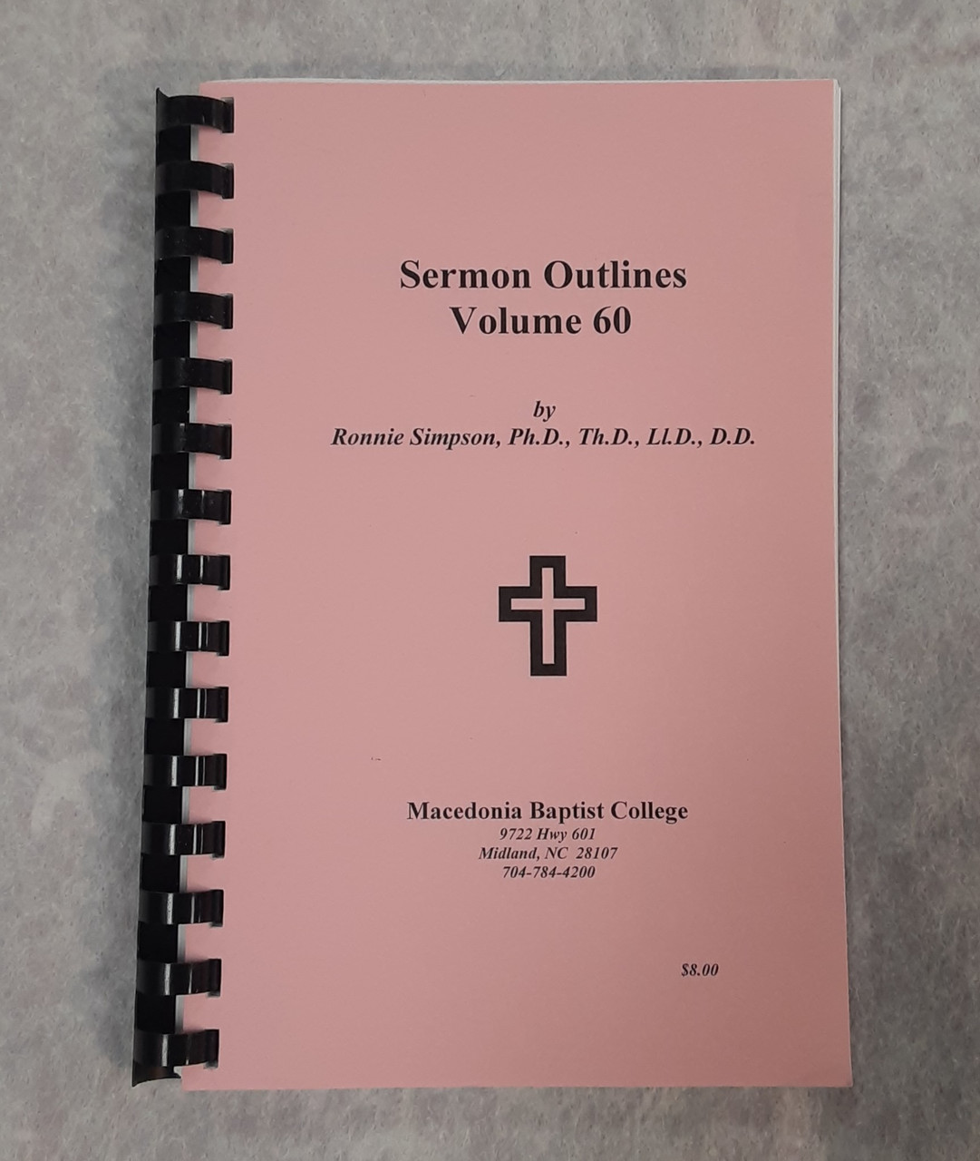 Sermon Outlines 60 - Macedonia Baptist College