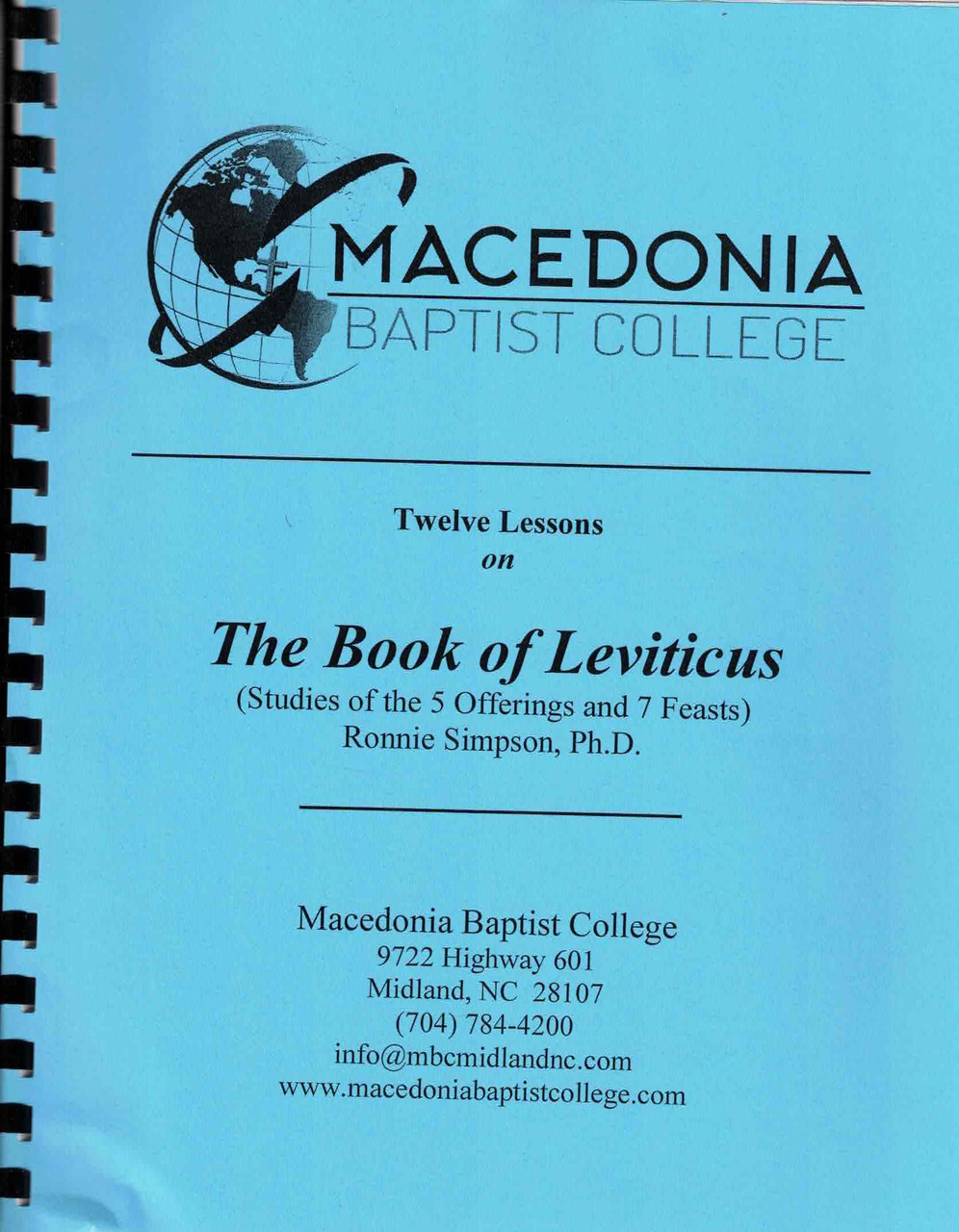 Leviticus Study Guide 4gospel
