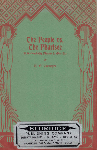 The People vs. The Pharisee By T.N. Tiemeyer