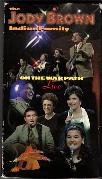 VHS The Jody Brown Indian Family: On The Warpath, Live!