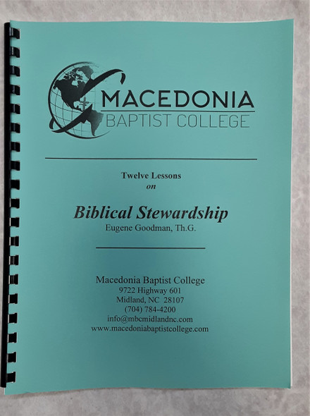 Biblical Stewardship: Study Guide