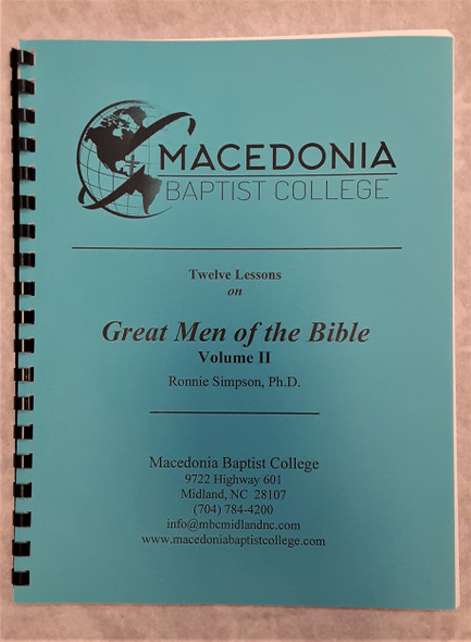 Great Men of the Bible, Vol. 2: Study Guide