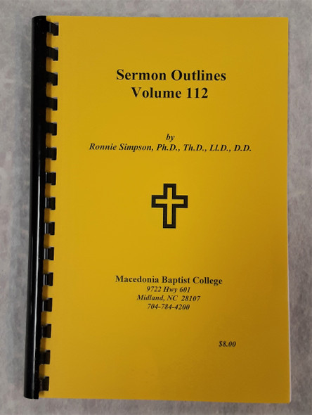 Sermon Outlines 112