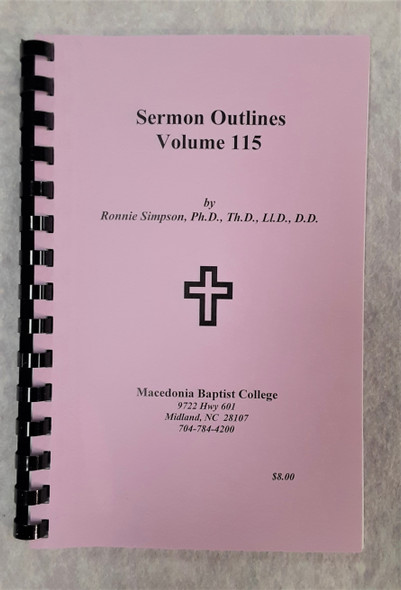 Sermon Outlines 115