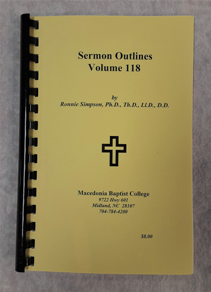 Sermon Outlines 118