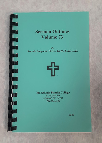 Sermon Outlines 73