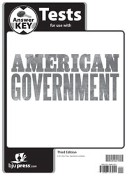 American Government - Tests Answer Key (3rd Edition)