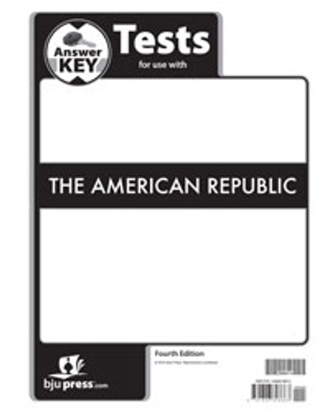 American Republic - Tests Answer Key (4th Edition)