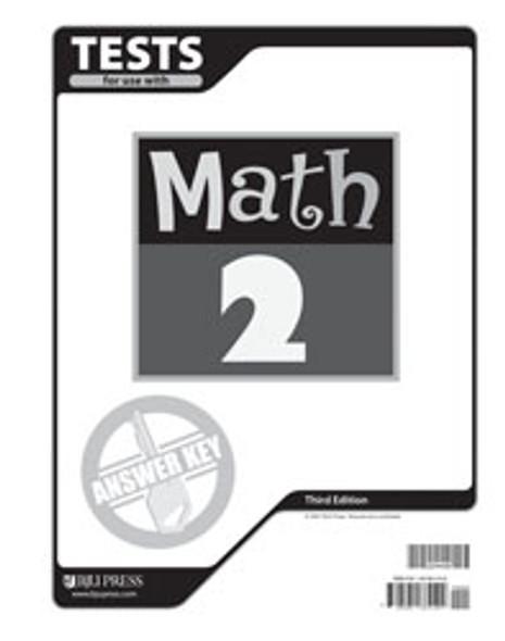 Math 2 - Tests Answer Key (3rd Edition)