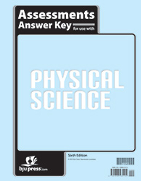 Physical Science - Assessments Answer Key (6th Edition)