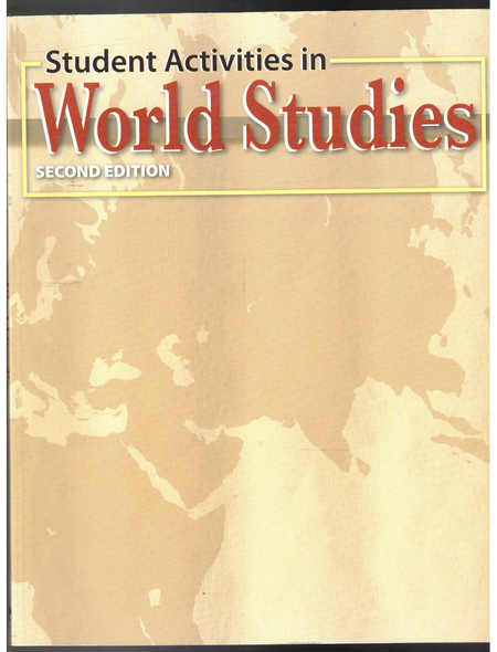 Student Activities in World Studies 2nd Edition by BJU Press