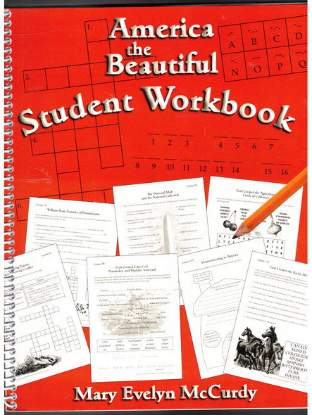 America the Beautiful Student Workbook by Mary Evelyn McCurdy Notgrass History